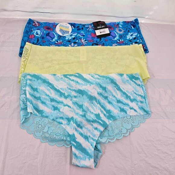No Boundaries Freecup Cheeky with Lace 3-Pack Panties - Size XXXL (21) NWT - Picture 6 of 11